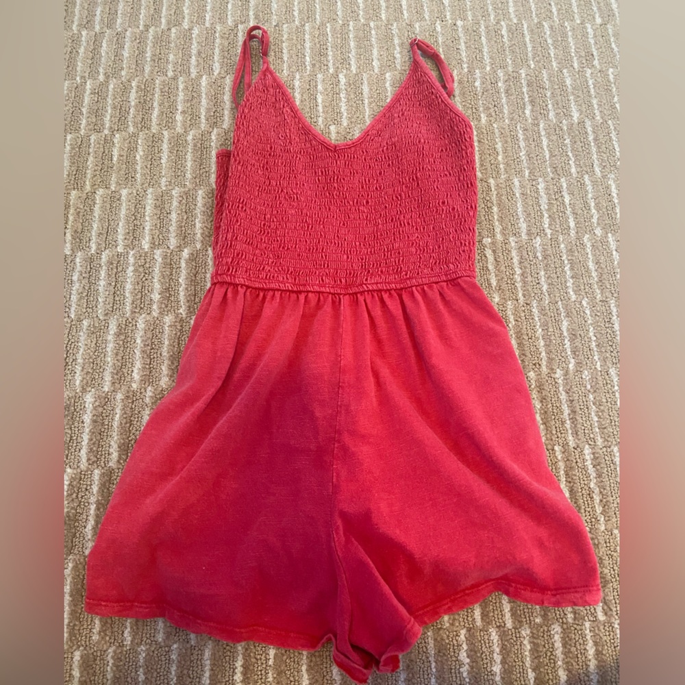 target romper red xs